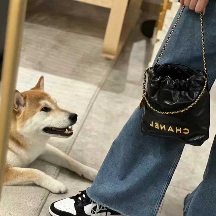 CHANE1 巾着ショッピングバッグ【50%割引+送料無料】