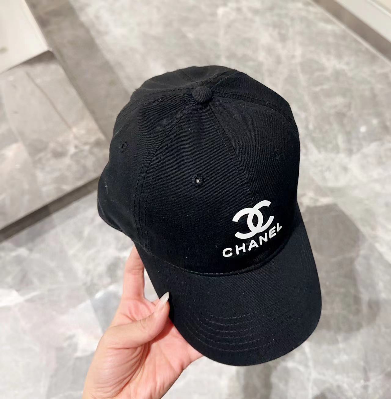 CHANE1 ダブルCロゴ ベースボールキャップ【50％割引+送料無料】