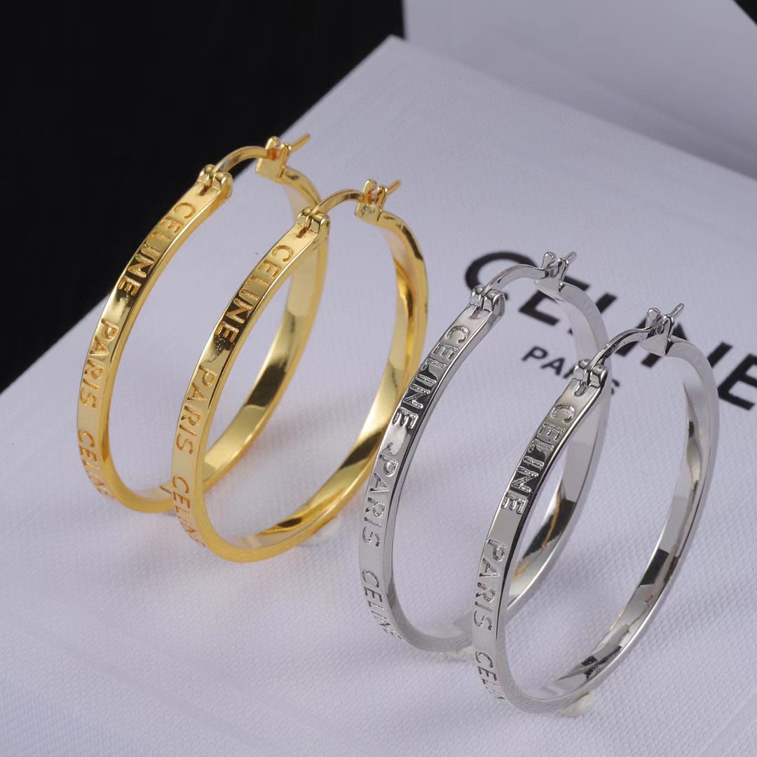 CEL1NE レターイヤリング【50％割引+送料無料】