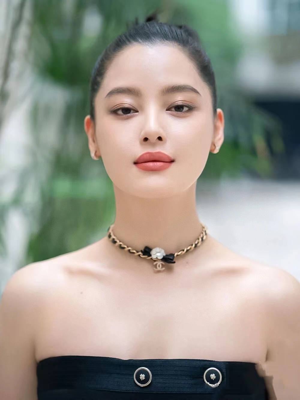 CHANE1 ダブルC カメリア ネックレス【50％割引+送料無料】