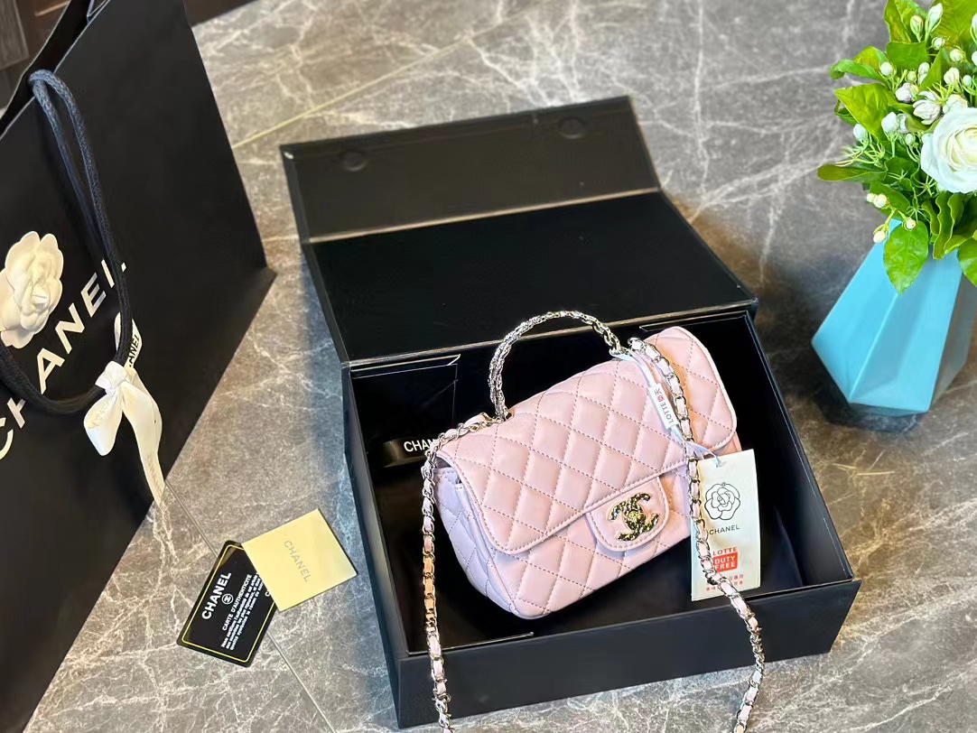 CHANE1 ダブルCロゴ チェーンショルダー クロスボディバッグ【50％割引+送料無料】