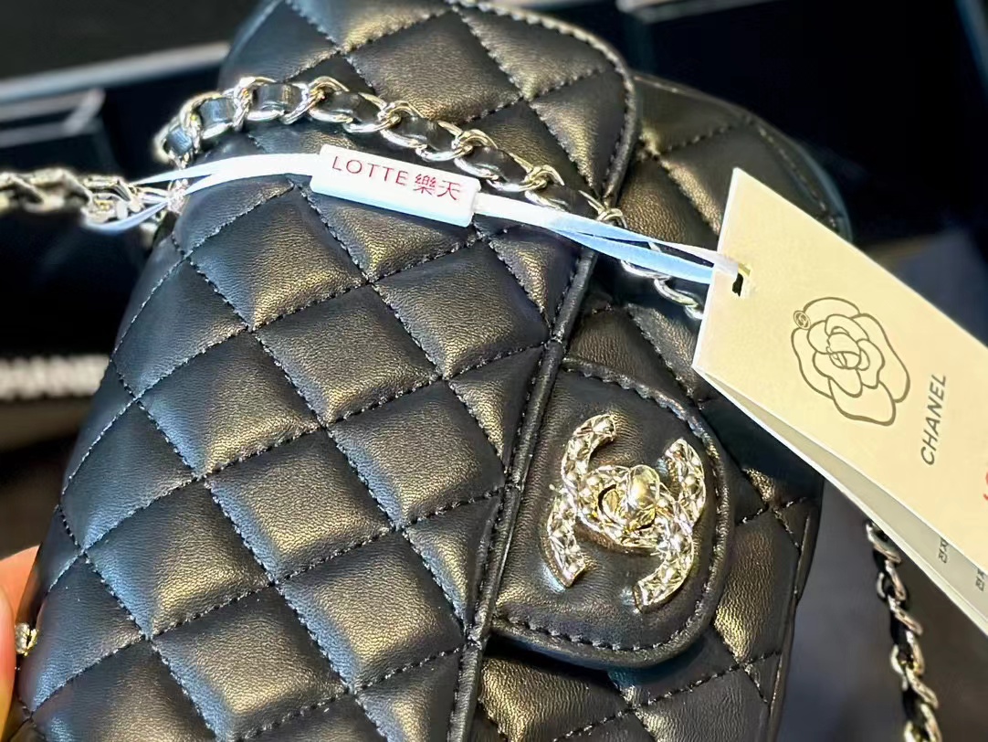 CHANE1 ダブルCロゴ チェーンショルダー クロスボディバッグ【50%割引+送料無料】