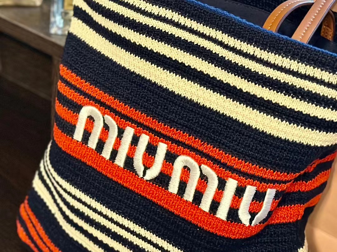 ·M1UM1U ビーチ ウーブン バッグ【50％割引+送料無料】