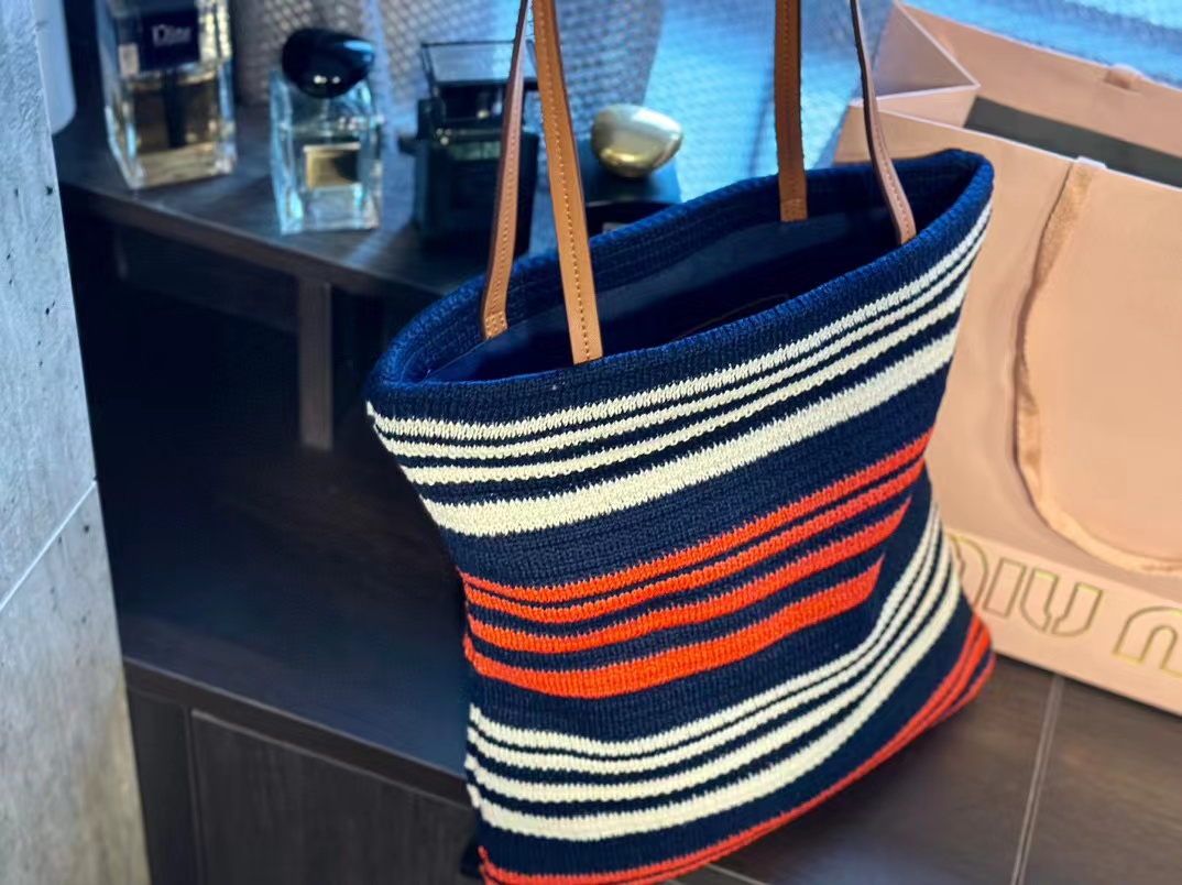 ·M1UM1U ビーチ ウーブン バッグ【50％割引+送料無料】