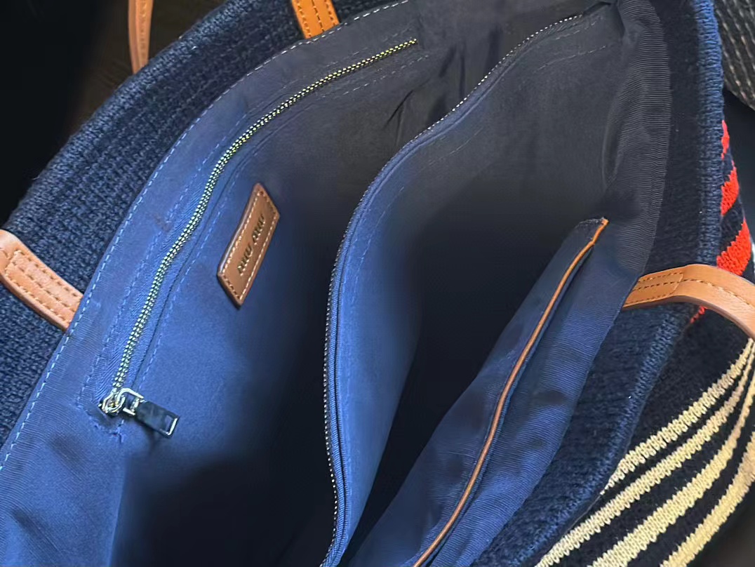 M1UM1U ビーチ刺繍レターショッピングバッグ【50％割引+送料無料】