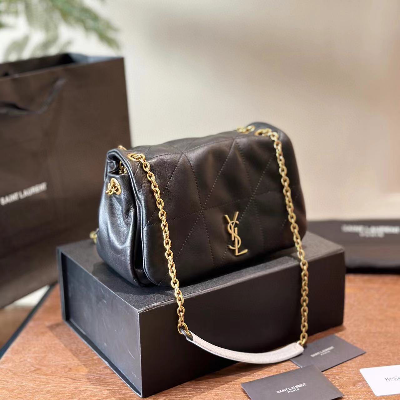 YSL 高品質チェーン脇下バッグ【50％割引+送料無料】
