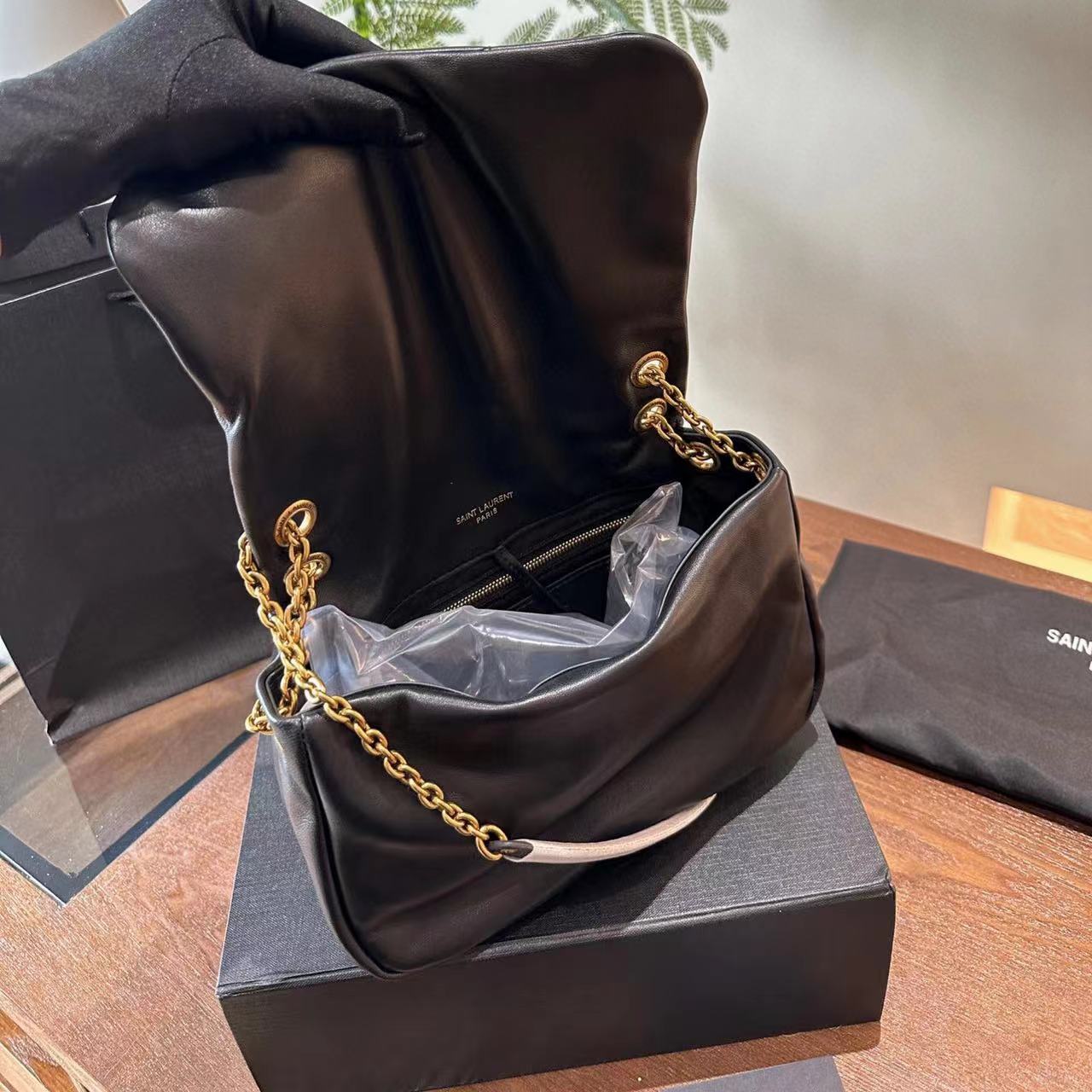 YSL 高品質チェーン脇下バッグ【50％割引+送料無料】