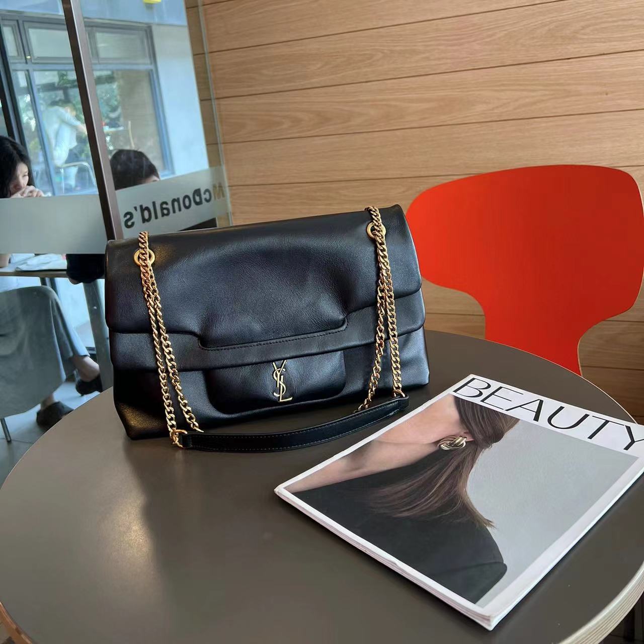 YSL ダブルフラップ ショルダー クロスボディバッグ【50％割引+送料無料】