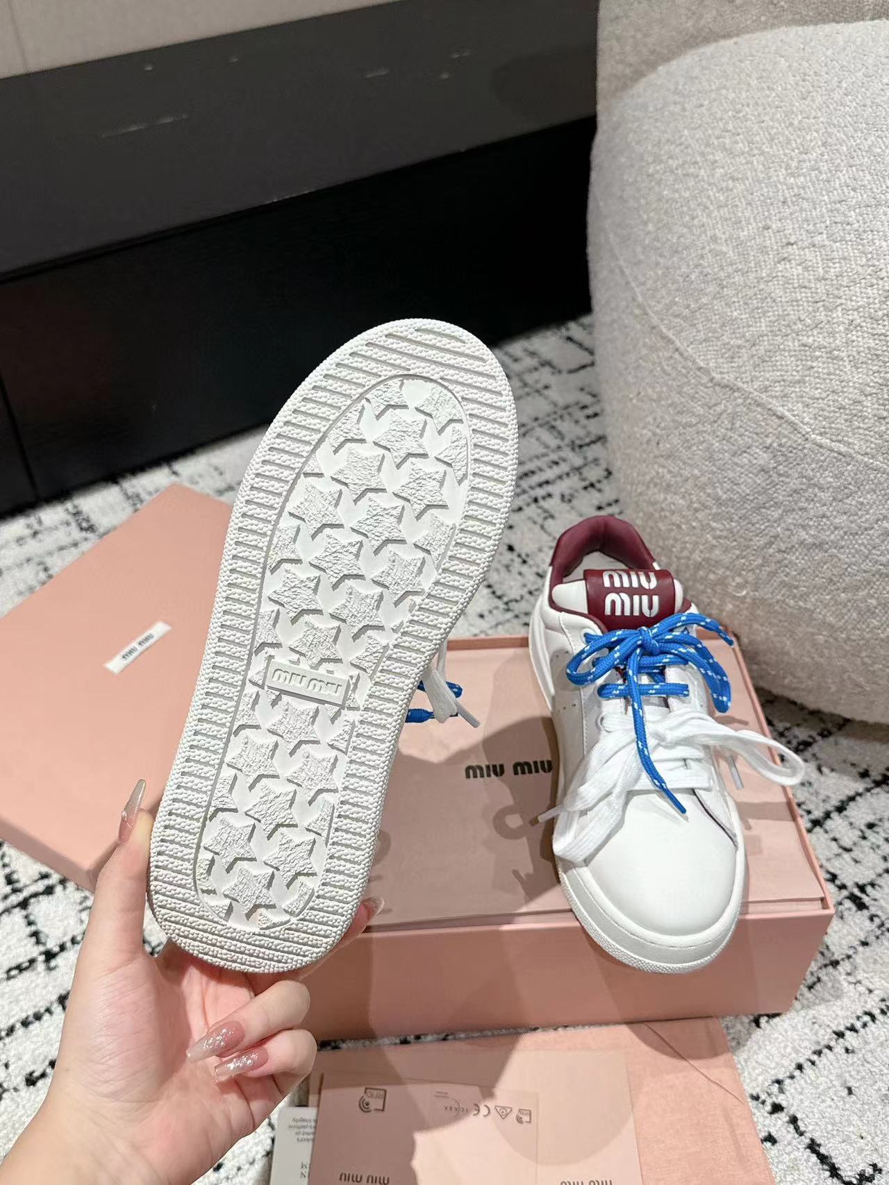 M1UM1U 高品質レースアップカラーブロックカジュアルシューズ【50％割引+送料無料】