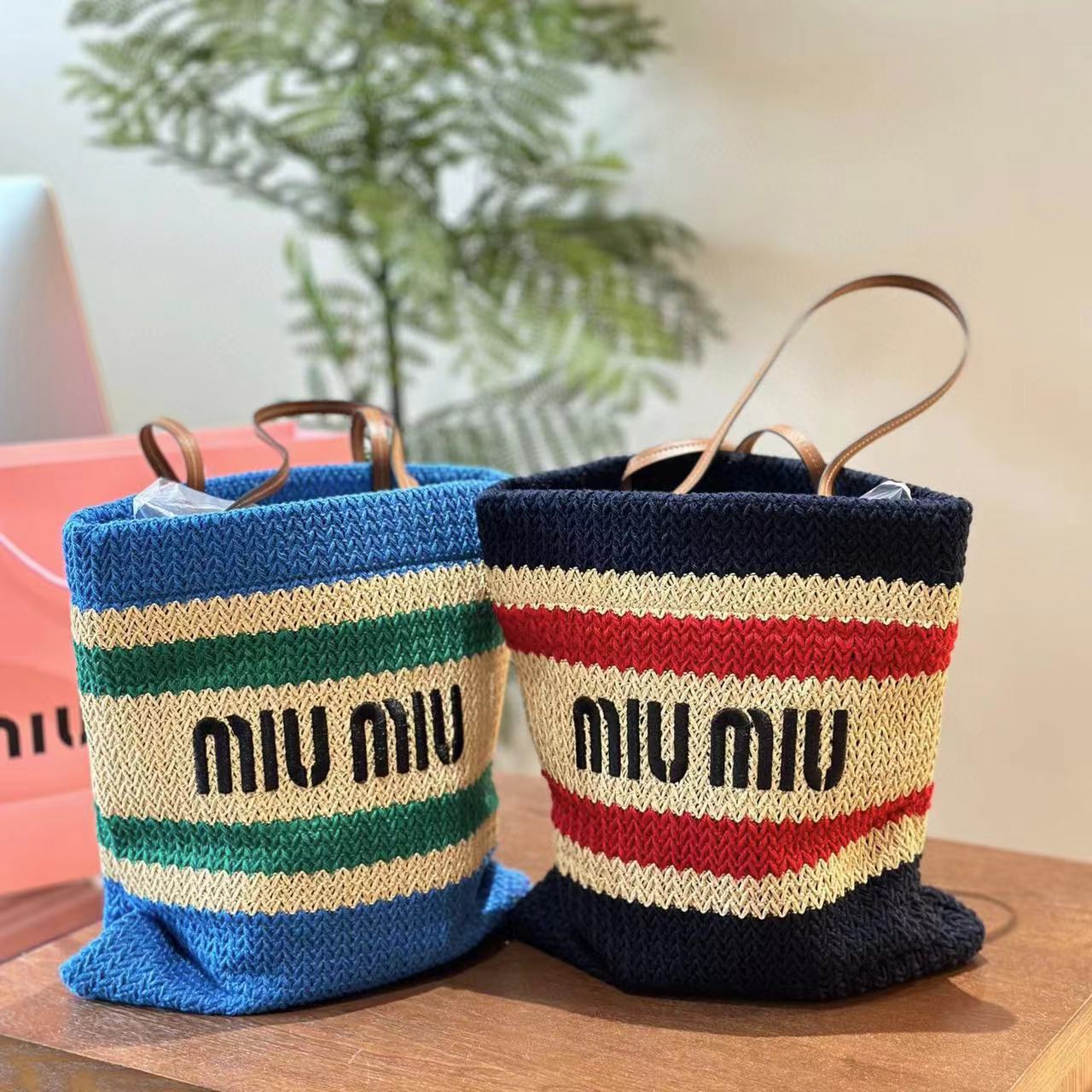 M1UM1U 織りショッピングバッグ【50％割引+送料無料】