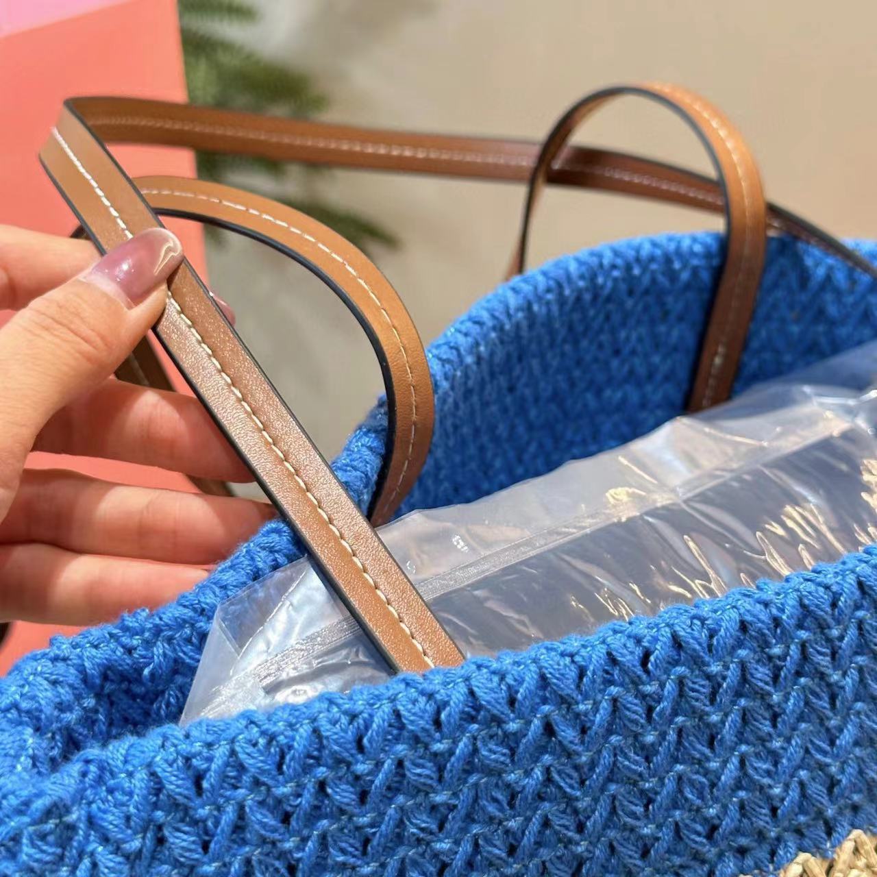 M1UM1U 織りショッピングバッグ【50％割引+送料無料】