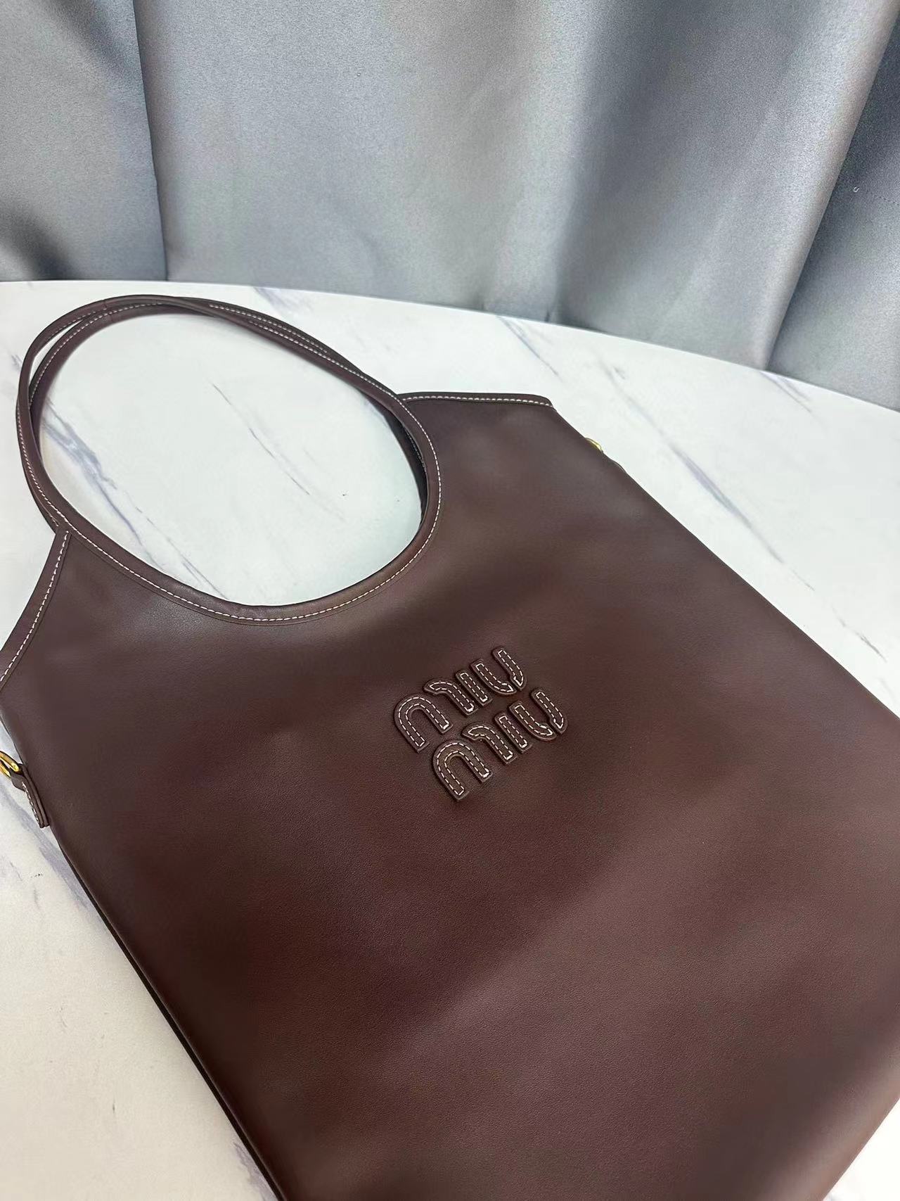 M1UM1U シンプル牛革ショッピングバッグ【50％割引+送料無料】