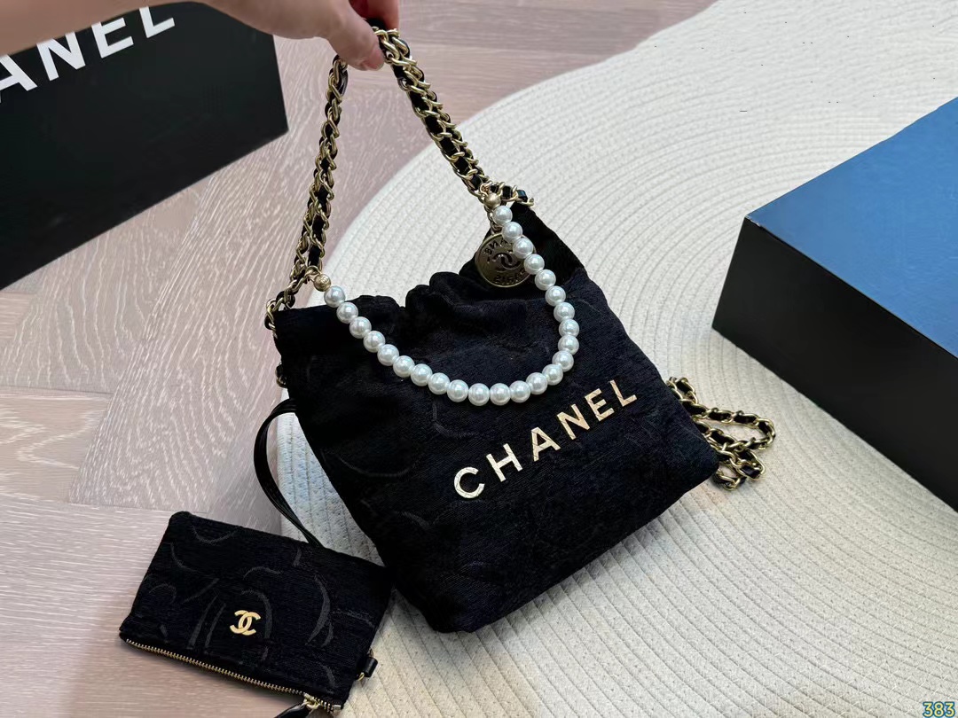 CHANE1 パールチェーンバッグ【50％割引+送料無料】