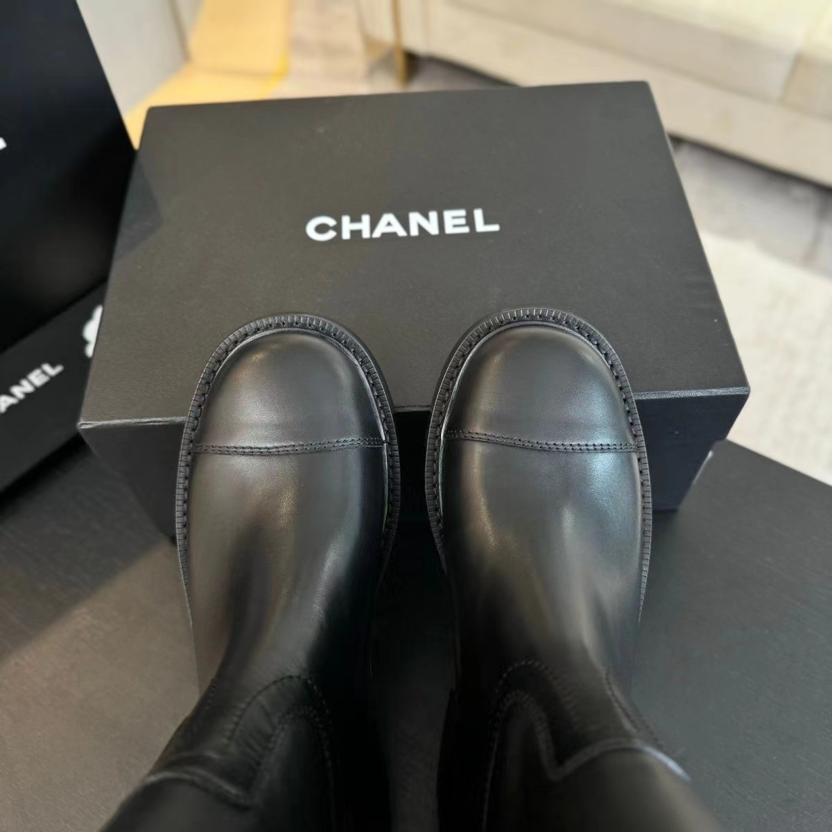 CHANE1 シンプルダブルCショートブーツ【50％割引+送料無料】