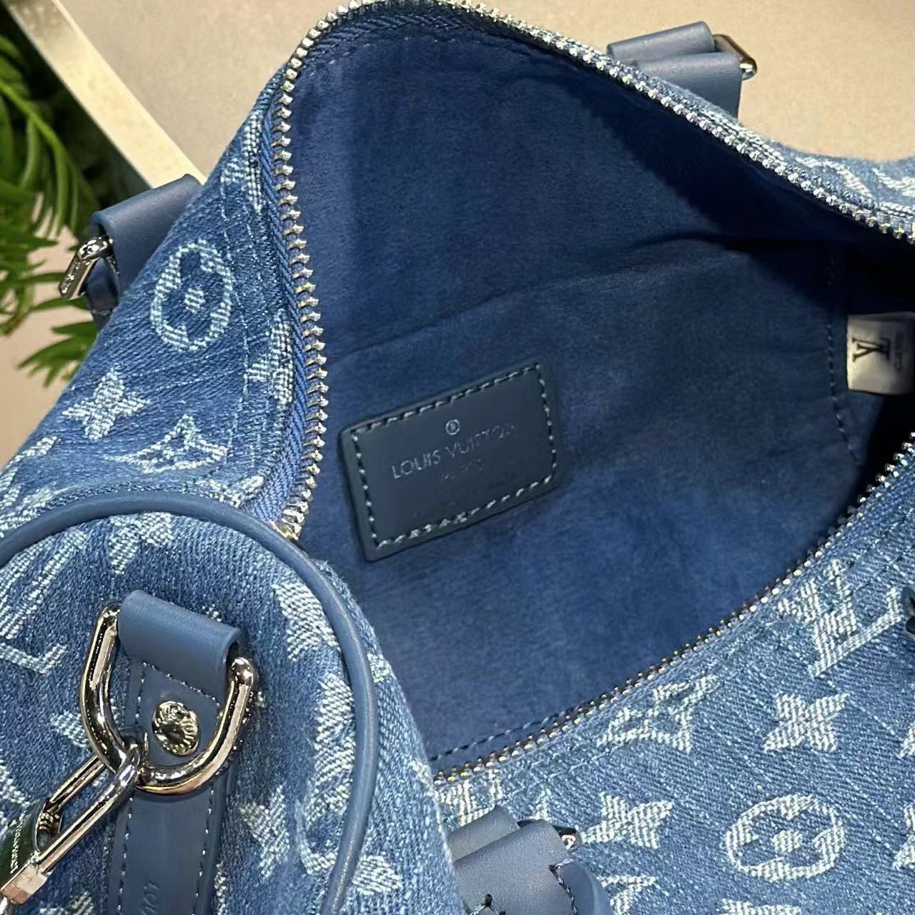 LV Keepall Xsジャカード デニム ハンドバッグ【50％割引+送料無料】