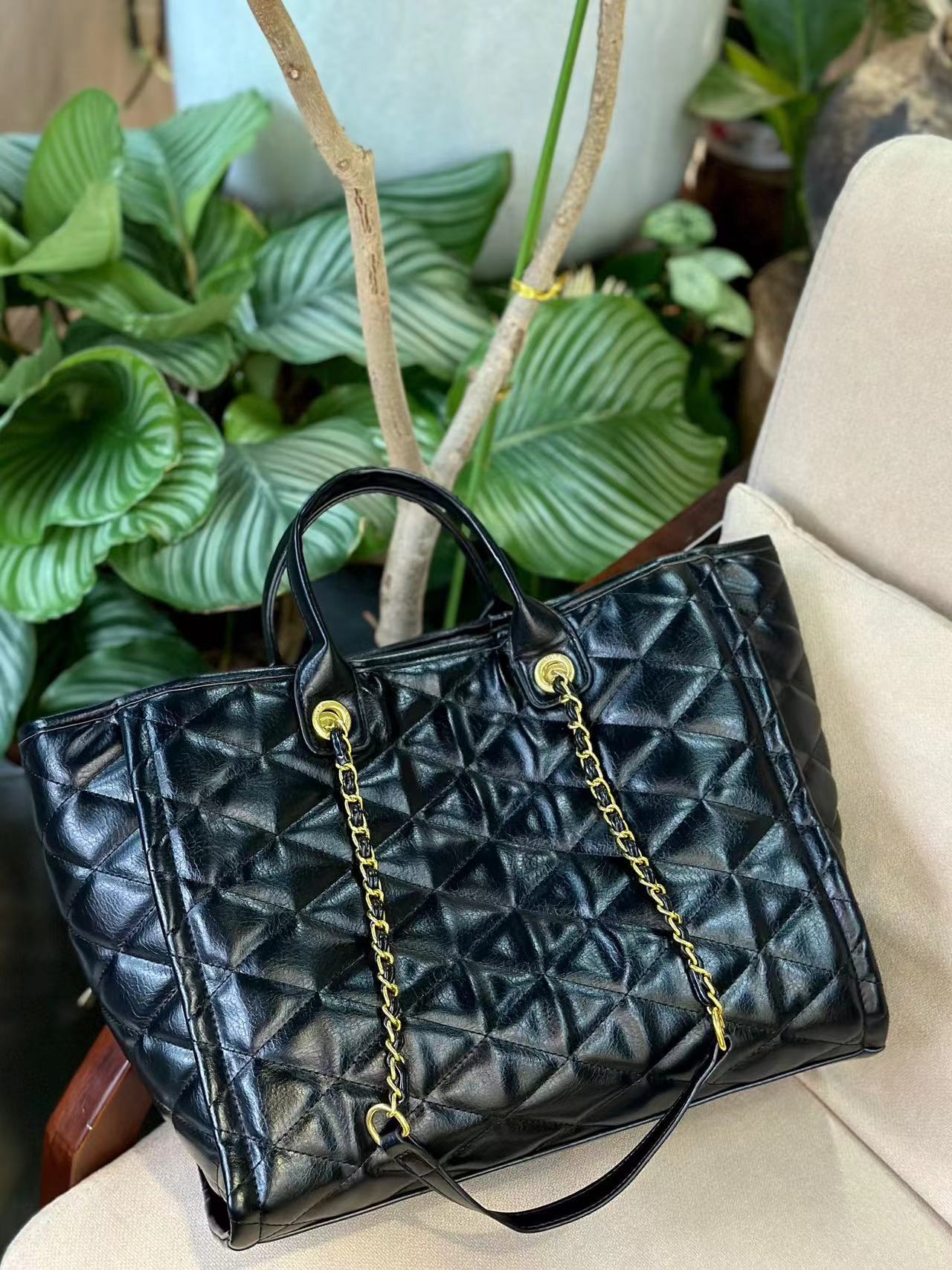 YSL チェーンビーチバッグ 31cm【50％割引+送料無料】