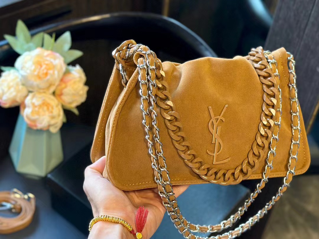 YSL チェーン ディアスキン チェーン 脇下バッグ【50％割引+送料無料】