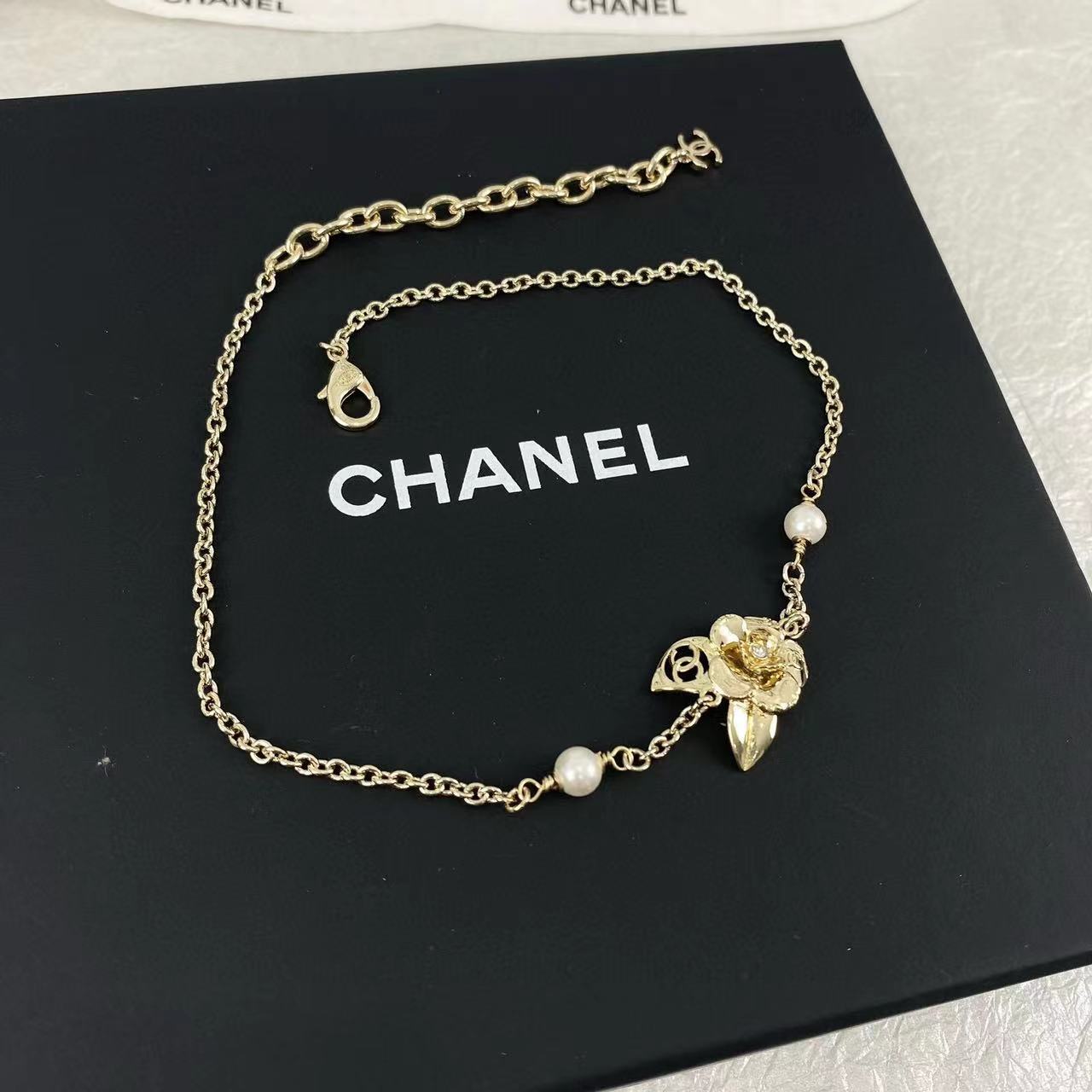 CHANE1 カメリアパールネックレス【50％割引+送料無料】