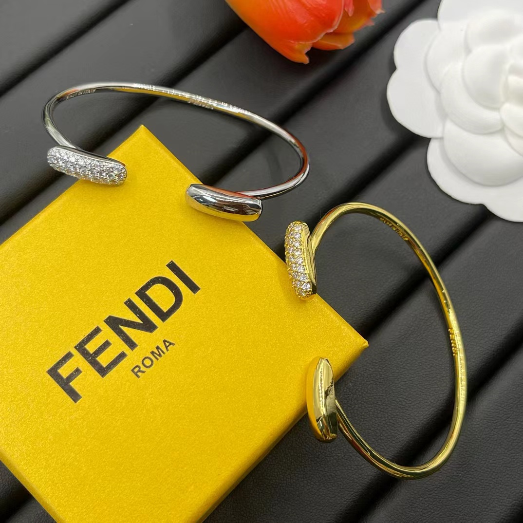 FEND1 ダイヤモンド シンプル ブレスレット【50％割引+送料無料】