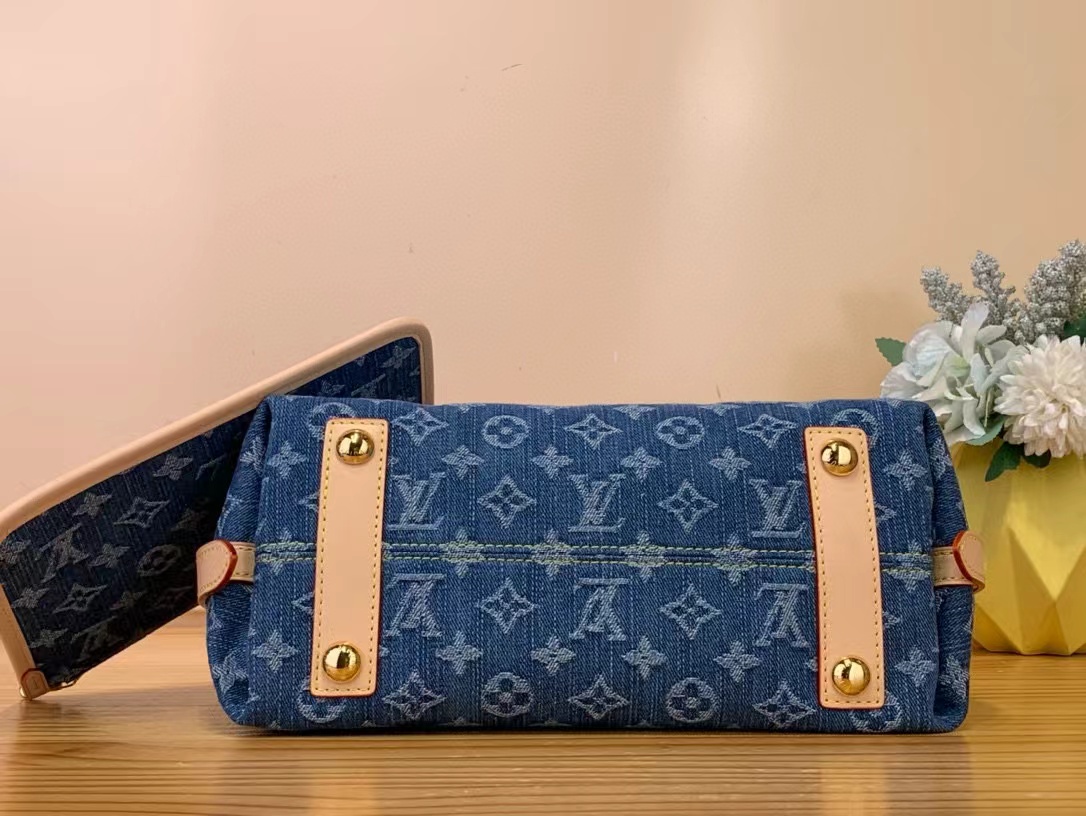 LV Carryall 老眼用デニムショルダークロスボディバッグ【50％割引+送料無料】
