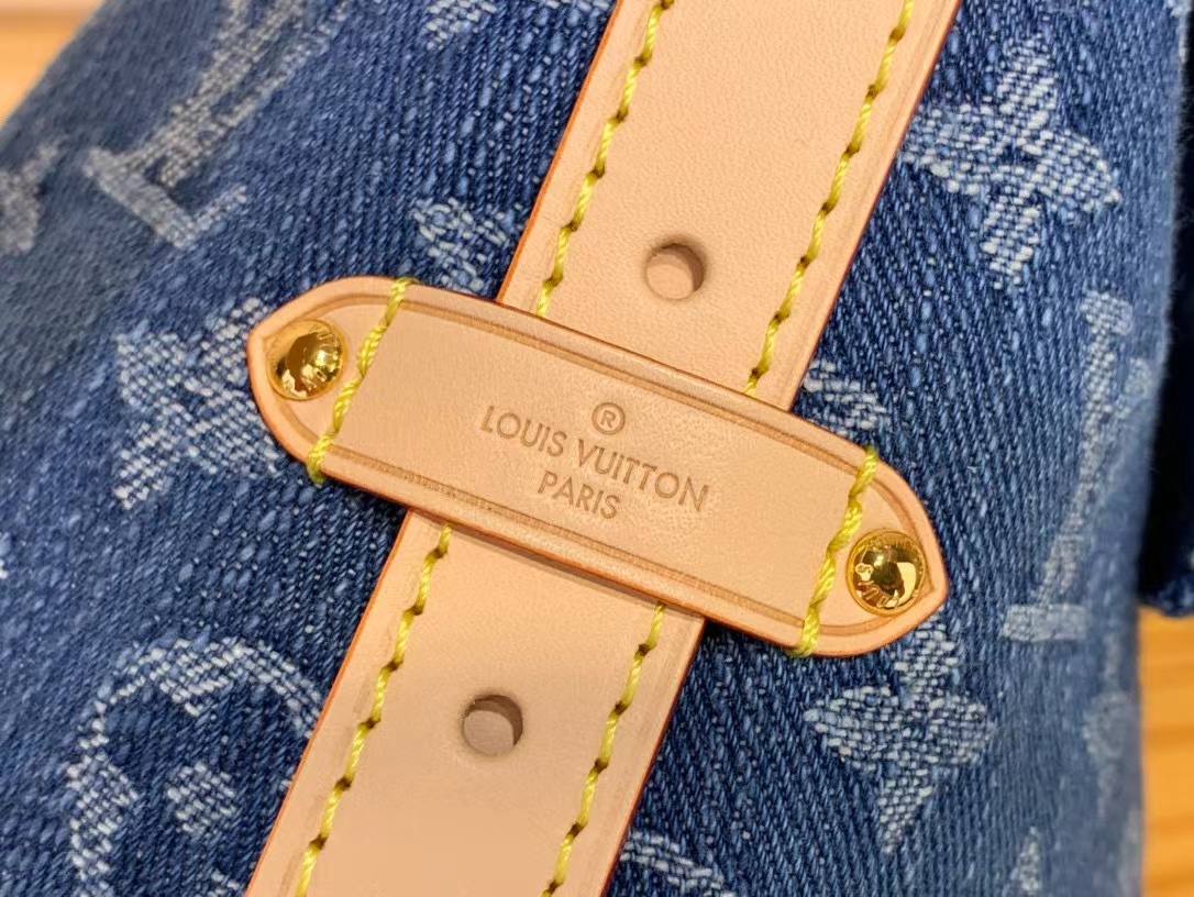 LV Carryall 老眼用デニムショルダークロスボディバッグ【50％割引+送料無料】