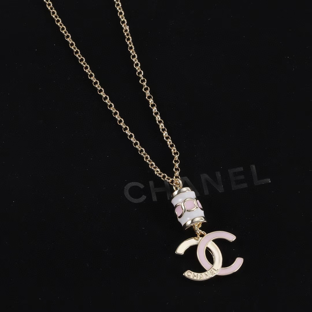 CHANE1 シンプルダブルCネックレス【50％割引+送料無料】