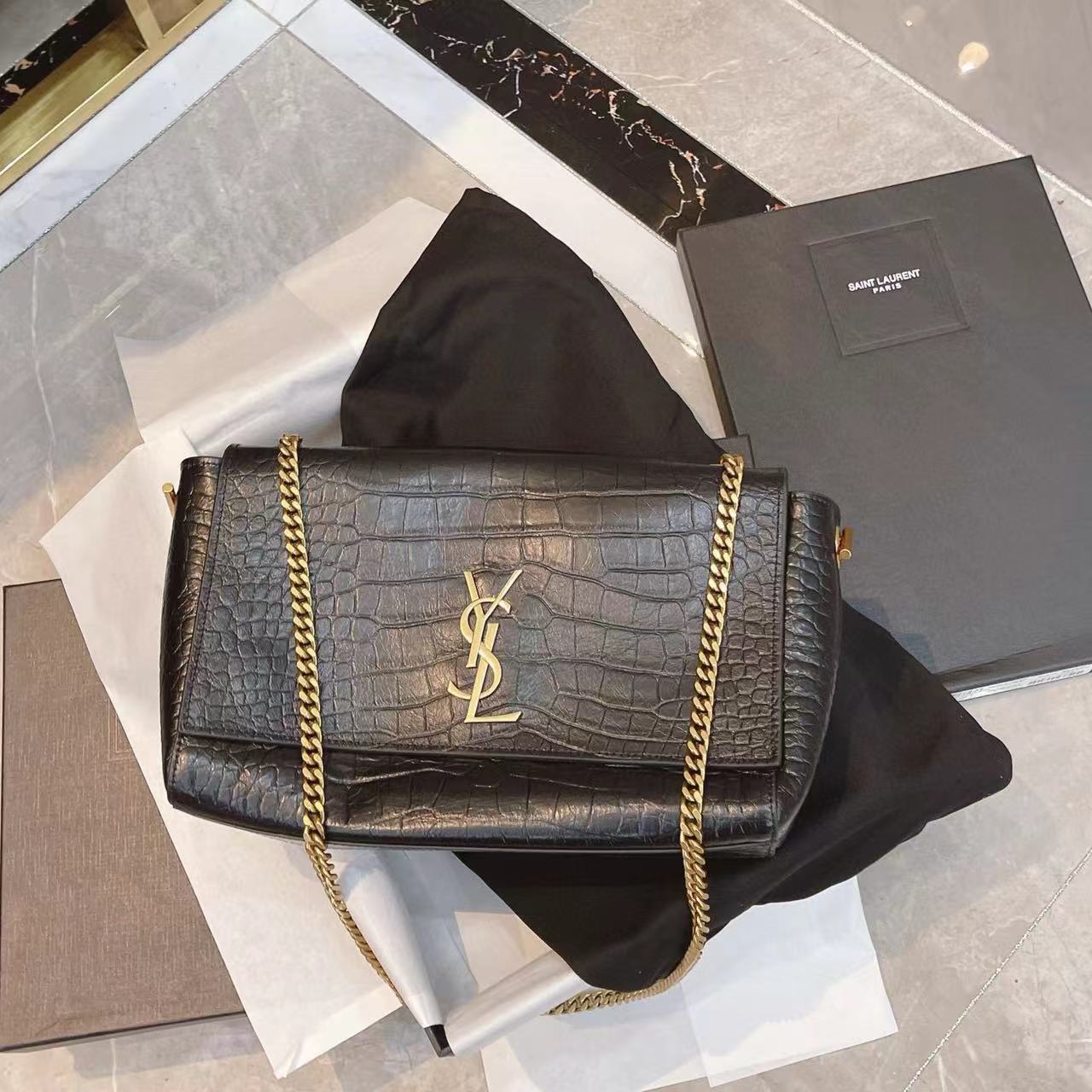 YSL チェーン脇下バッグ【50％割引+送料無料】