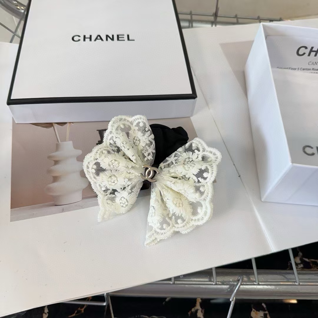 CHANE1 ダブルCロゴレースヘアロープ【 50％割引+送料無料】