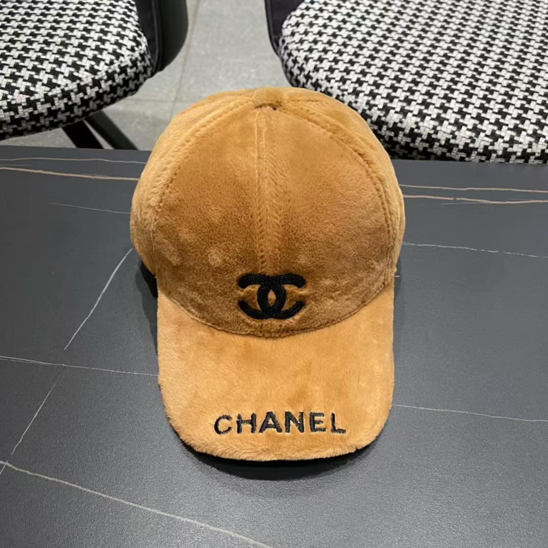 CHANE1 ダブルC 刺繍ロゴ ベースボールキャップ【 50％割引+送料無料】