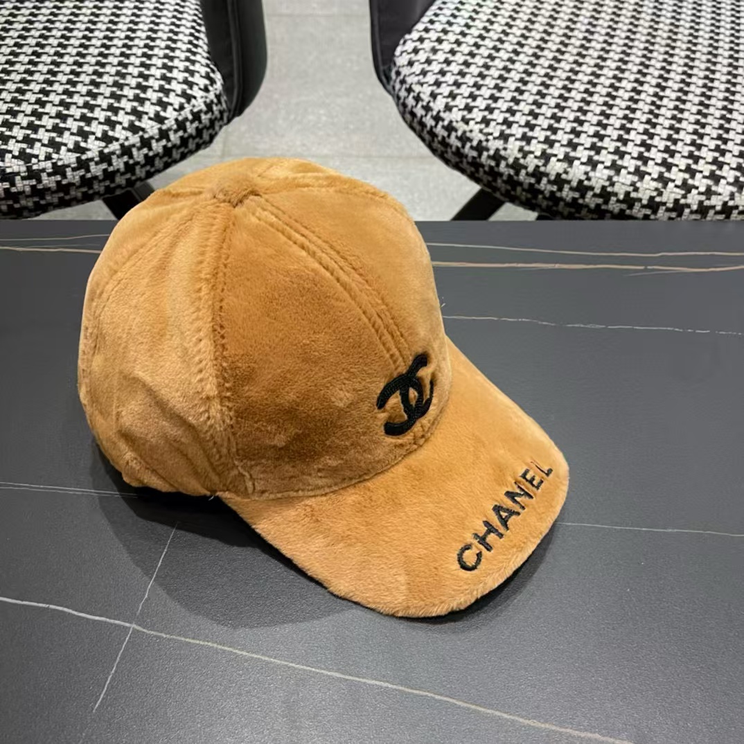 CHANE1 ダブルC 刺繍ロゴ ベースボールキャップ【 50％割引+送料無料】