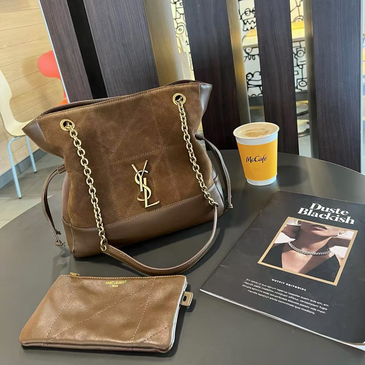 YSL巾着ショッピングバッグ【50％割引+送料無料】