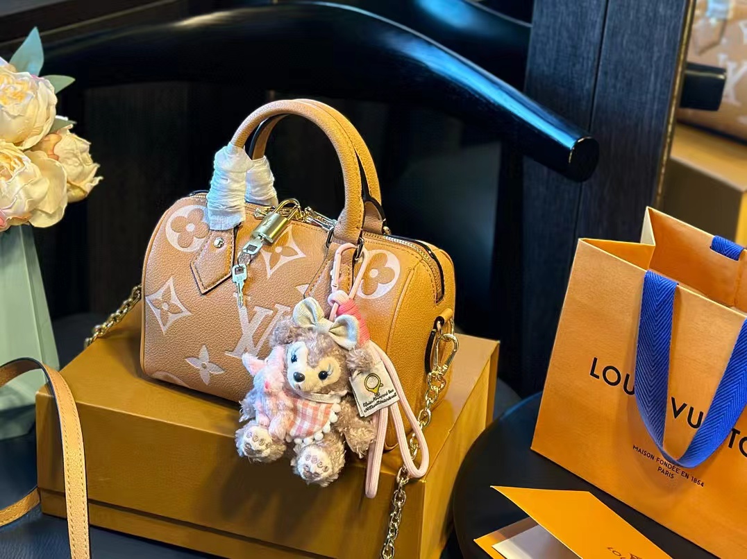 LV Speedy 牛革ハンドクロスボディバッグ【50％割引+送料無料】