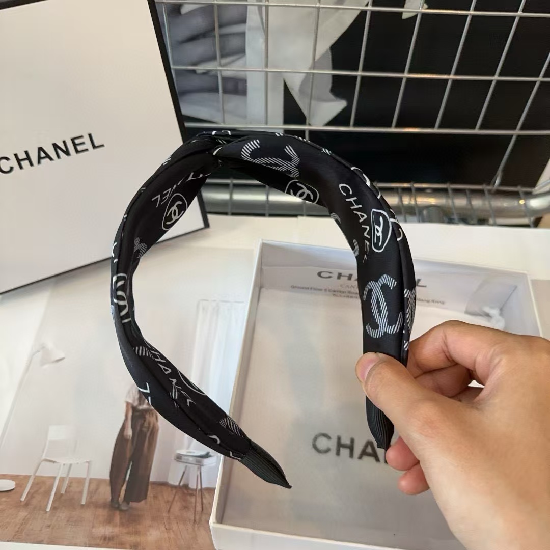 CHANE1 ダブルCレターヘッドバンド【50％割引+送料無料】