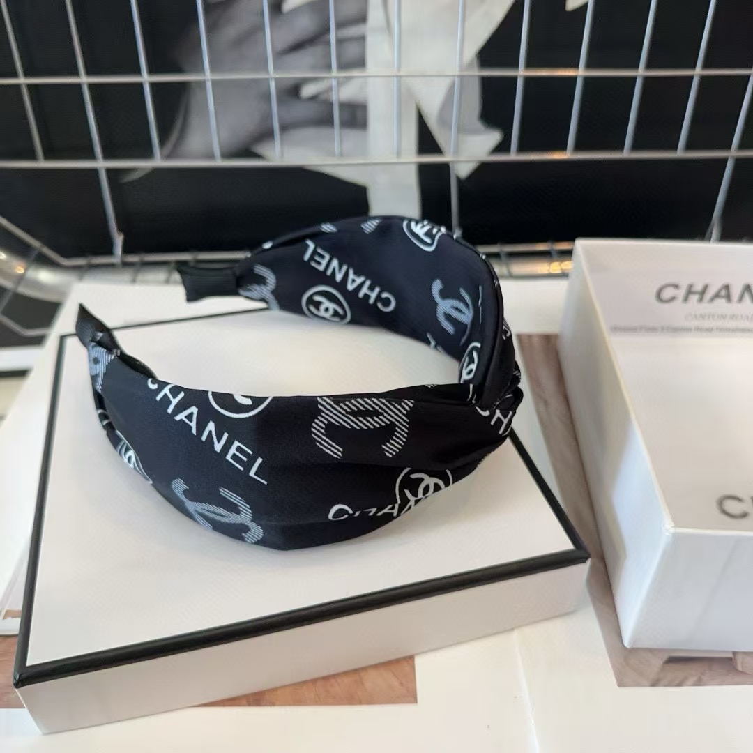 CHANE1 ダブルCレターヘッドバンド【50％割引+送料無料】
