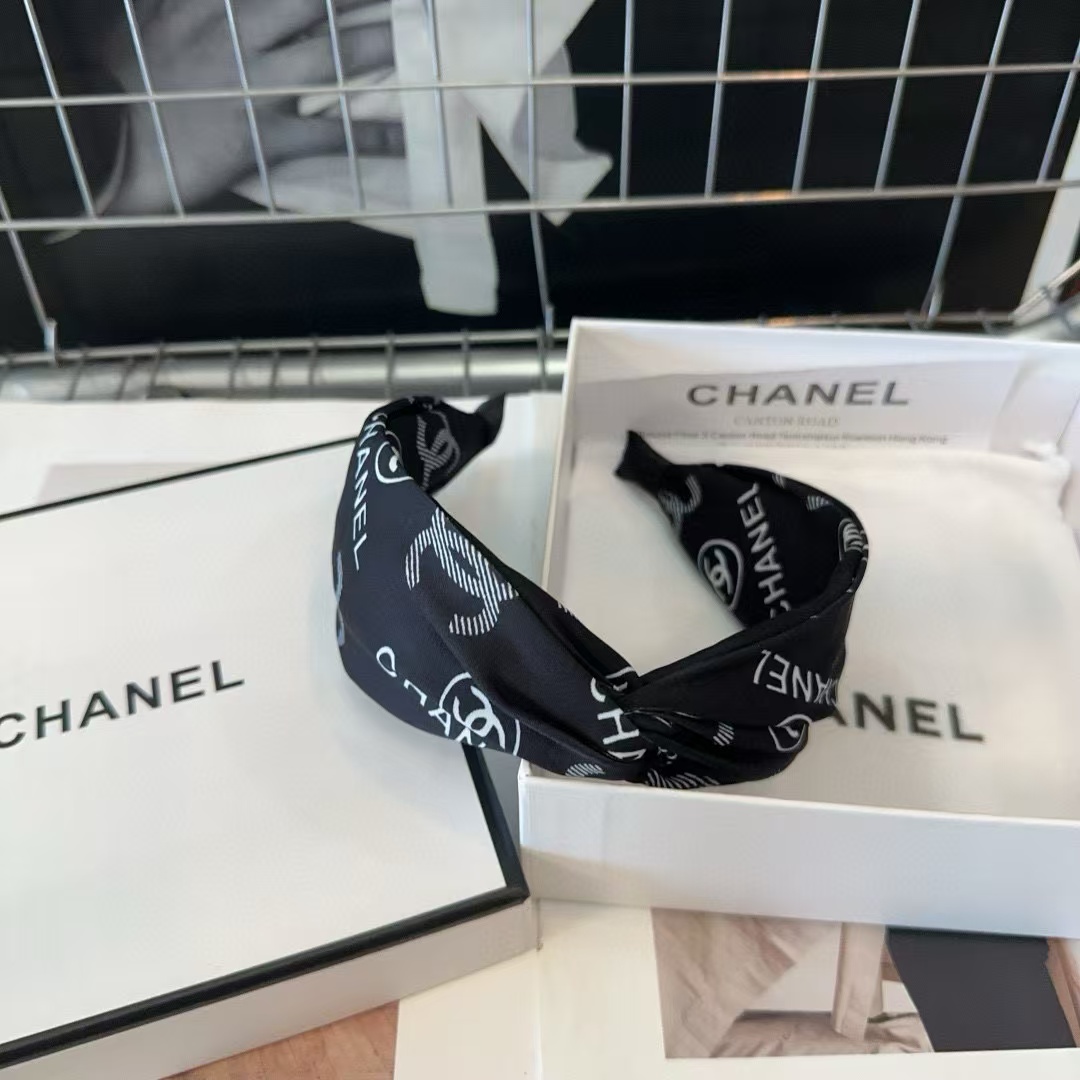 CHANE1 ダブルCレターヘッドバンド【50％割引+送料無料】
