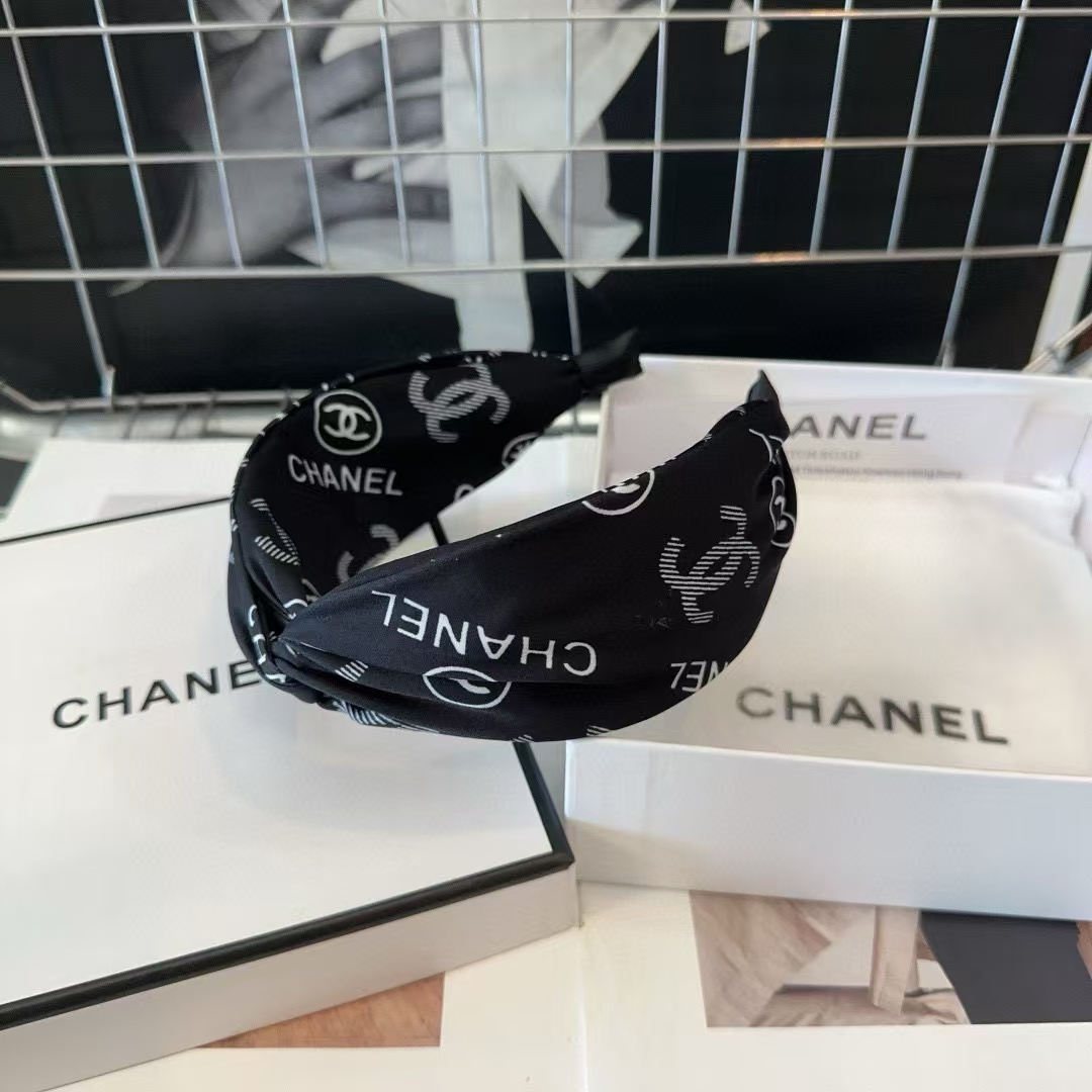 CHANE1 ダブルCレターヘッドバンド【50％割引+送料無料】