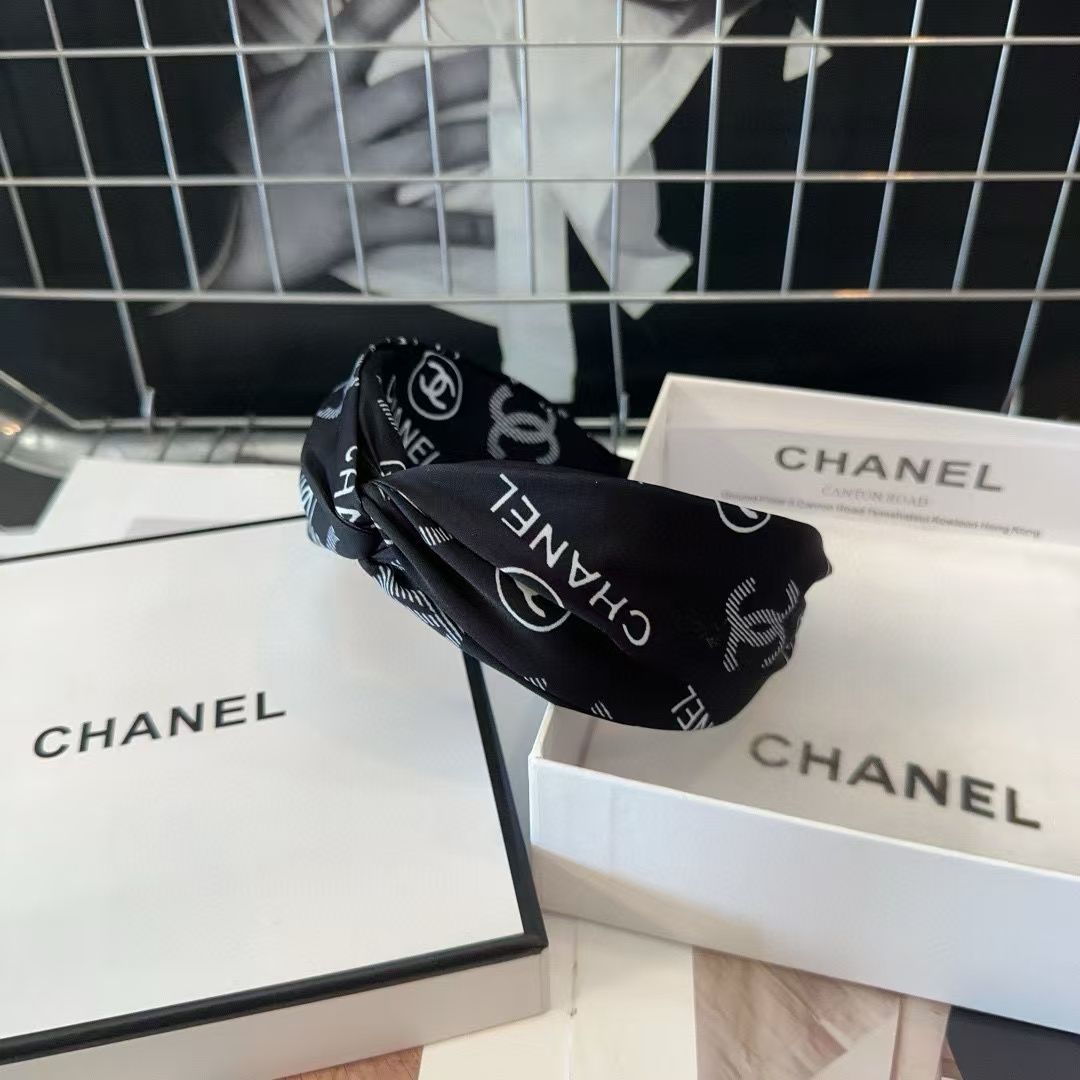 CHANE1 ダブルCレターヘッドバンド【50％割引+送料無料】