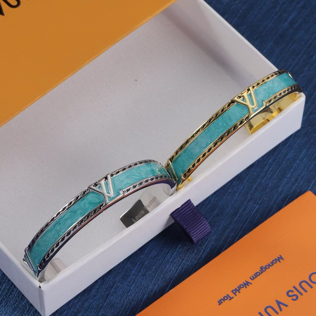 LV シンプルロゴ ブレスレット【50％割引+送料無料】