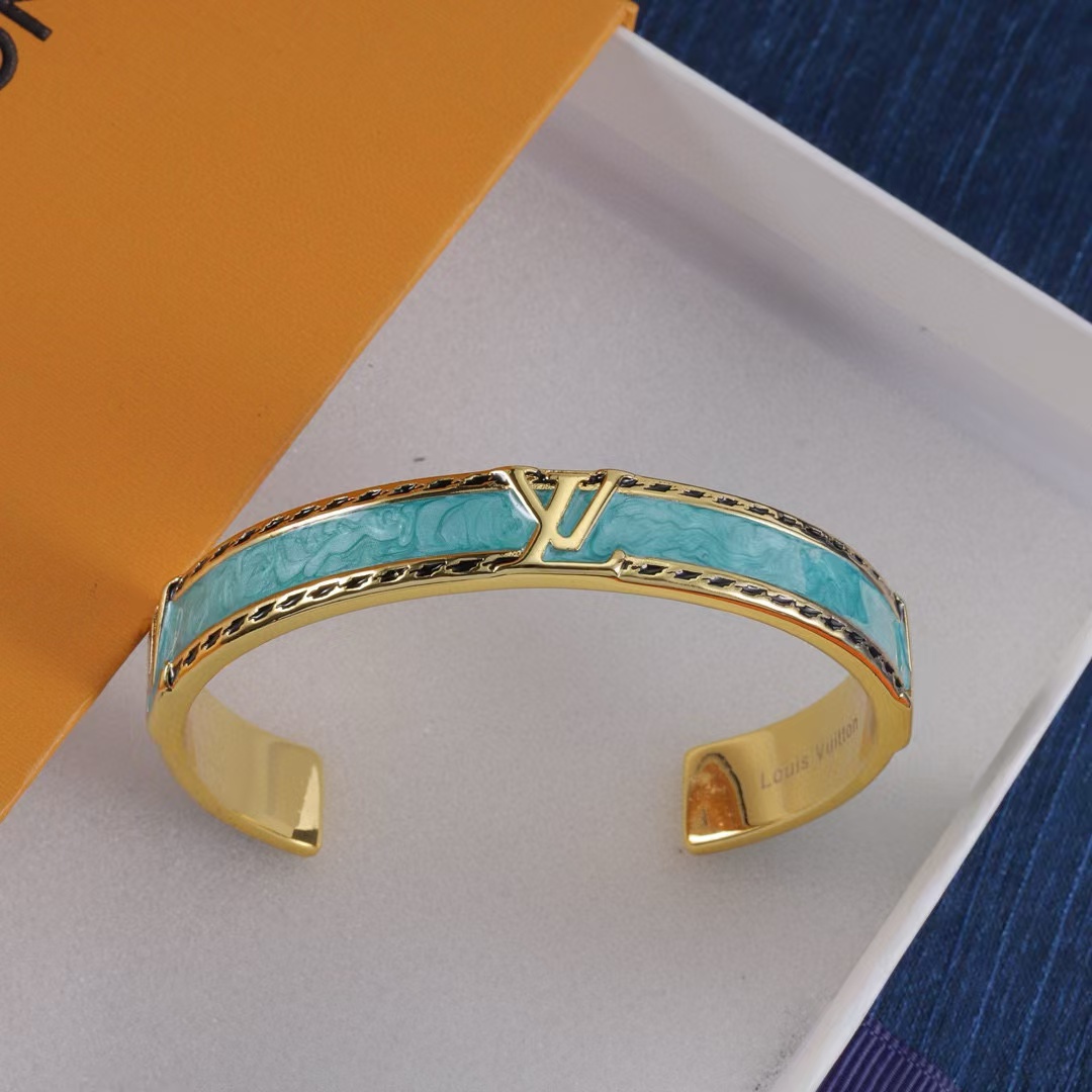 LV シンプルロゴ ブレスレット【50％割引+送料無料】