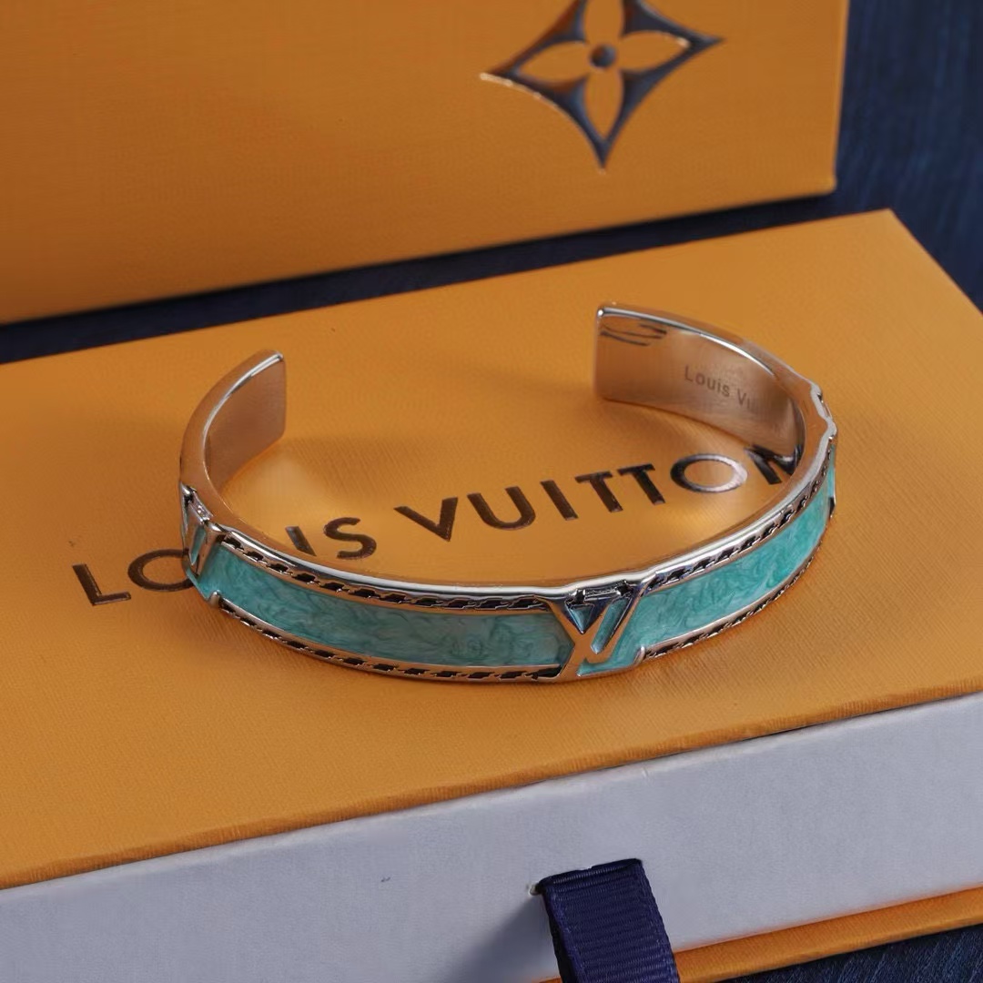 LV シンプルロゴ ブレスレット【50％割引+送料無料】