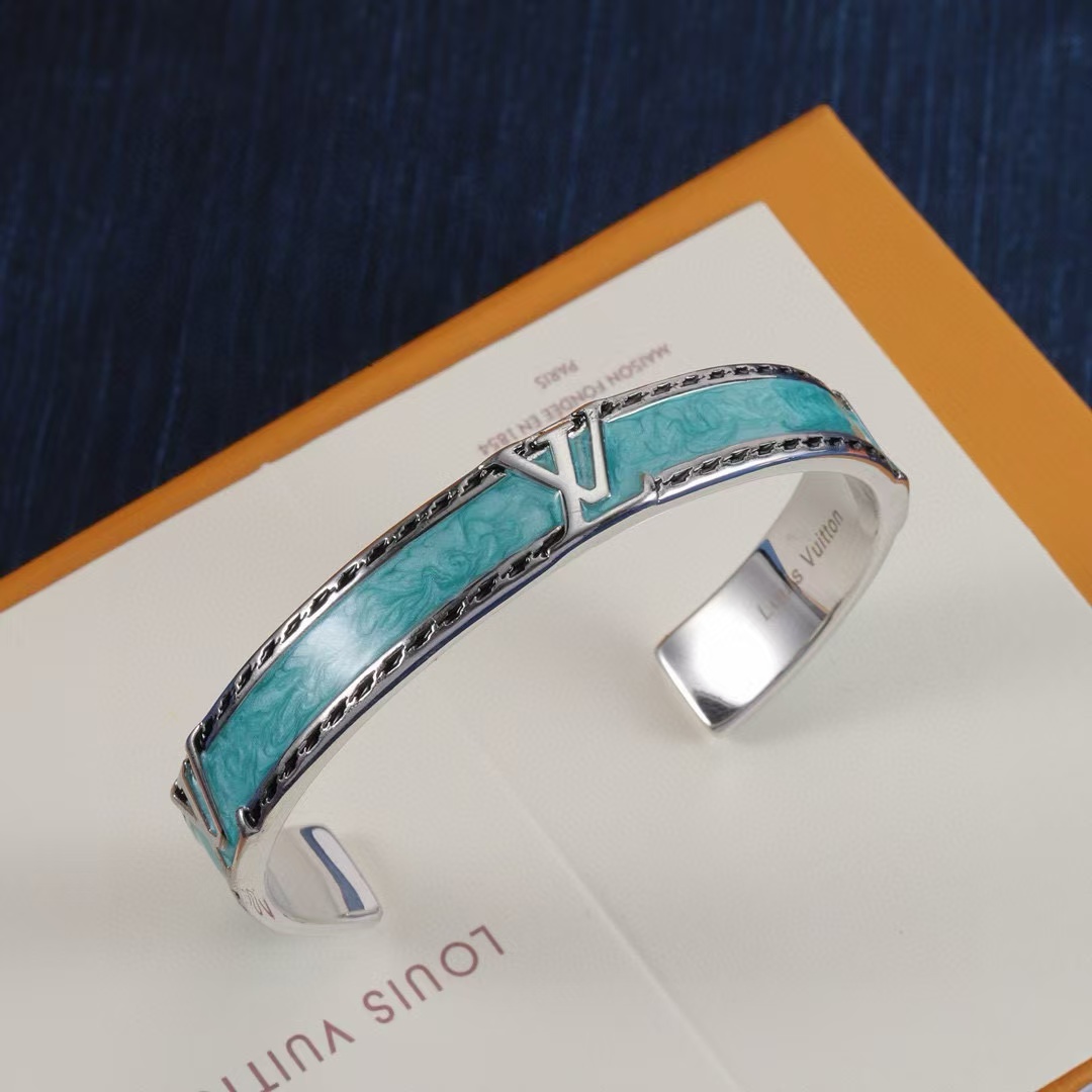 LV シンプルロゴ ブレスレット【50％割引+送料無料】