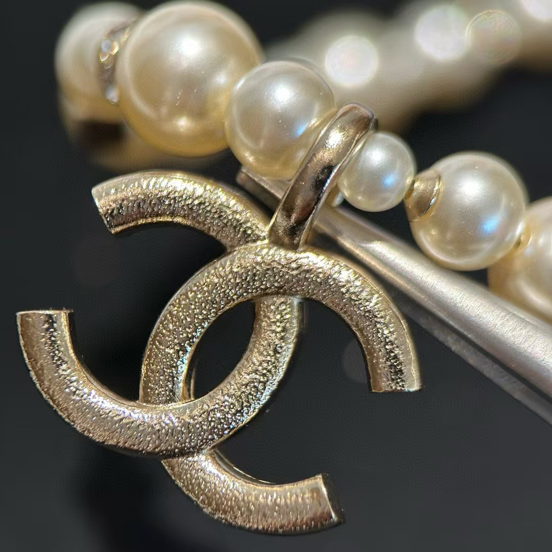 CHANE1 ダブルCダイヤモンド五芒星パールネックレス【50％割引+送料無料】