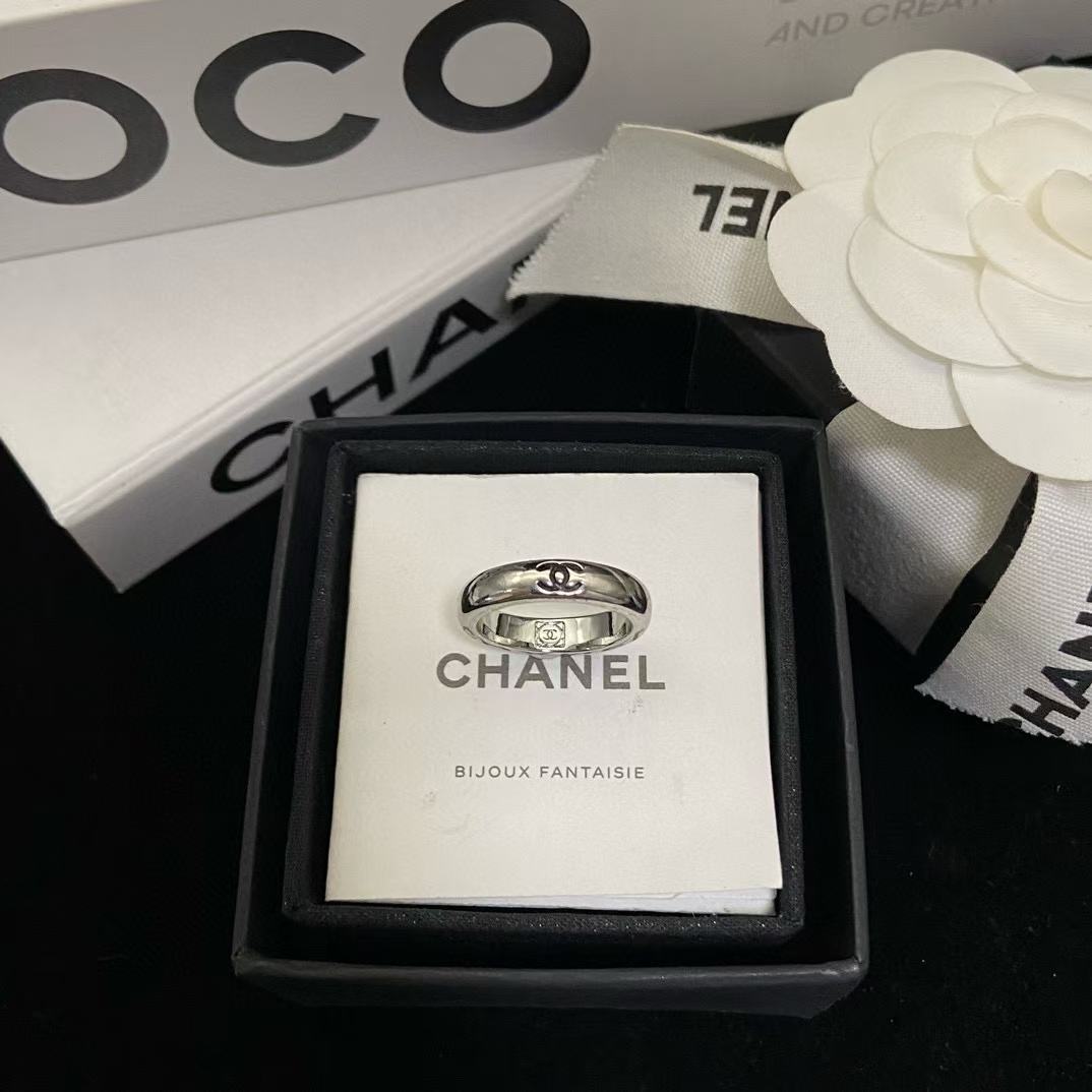 CHANE1 シンプルダブルCロゴリング 【50%割引+送料無料】