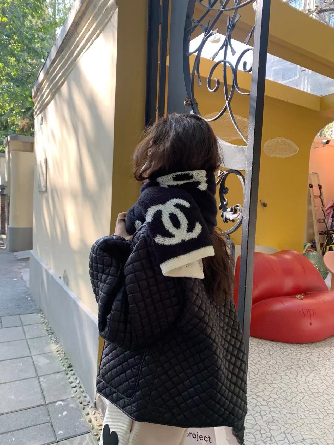 CHANE1レターカシミアスカーフ【50%割引+送料無料】