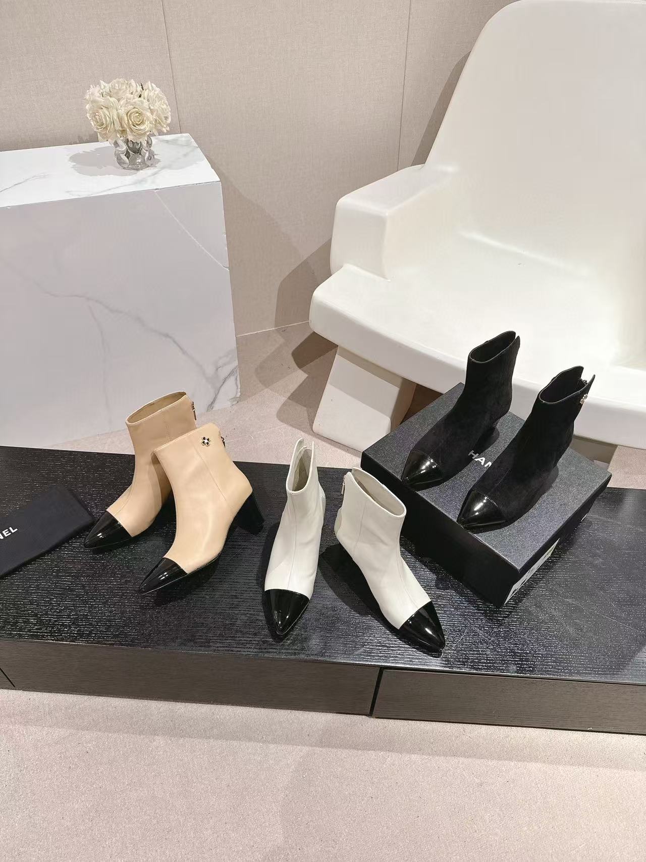 CHANE1 高品質ポインテッドトゥブーツ【50％割引+送料無料】