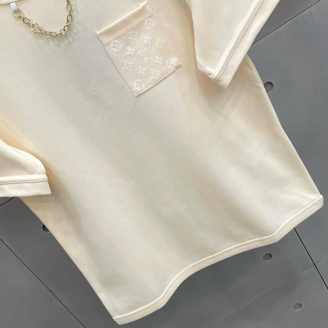 LV チェーンポケット プリント Tシャツ【50％割引+送料無料】