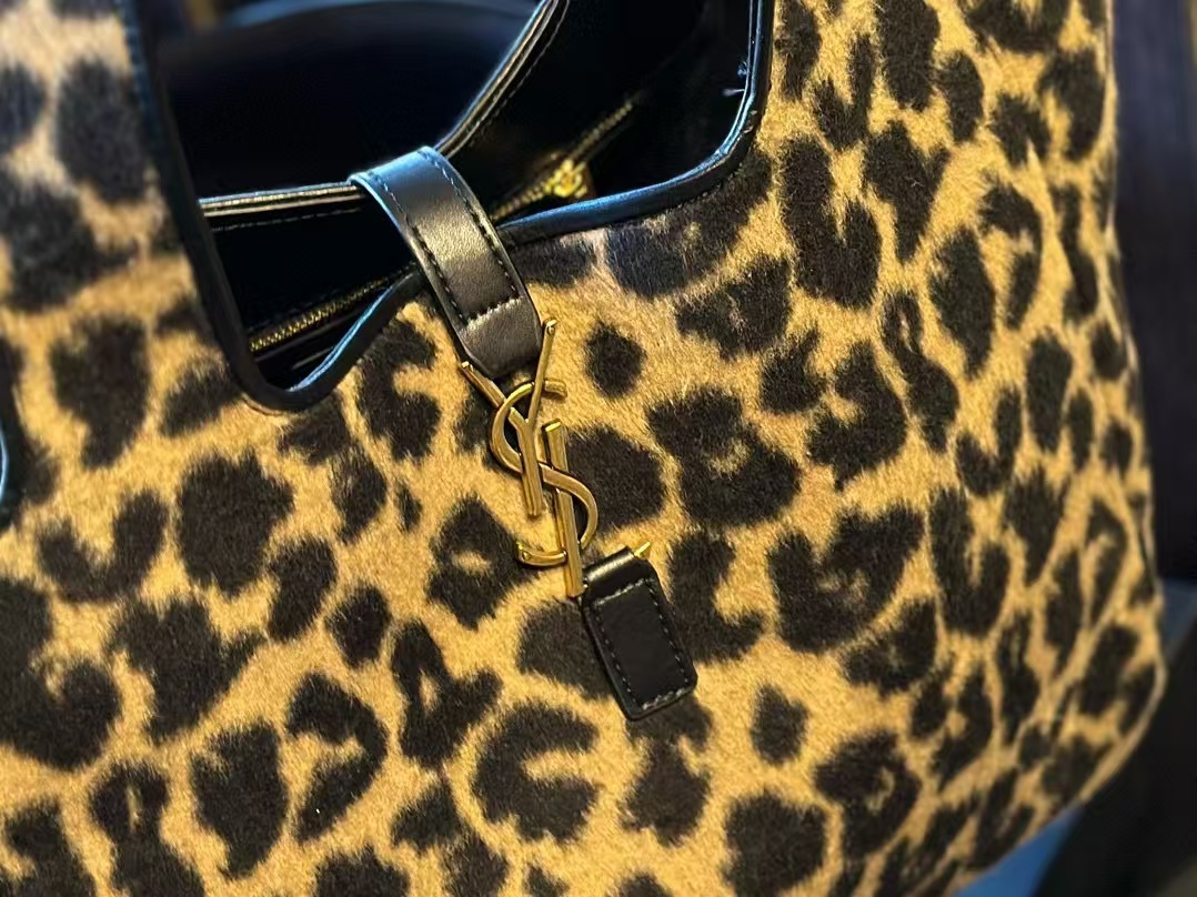 YSL レオパード柄 ショッピングバッグ【50％割引+送料無料】