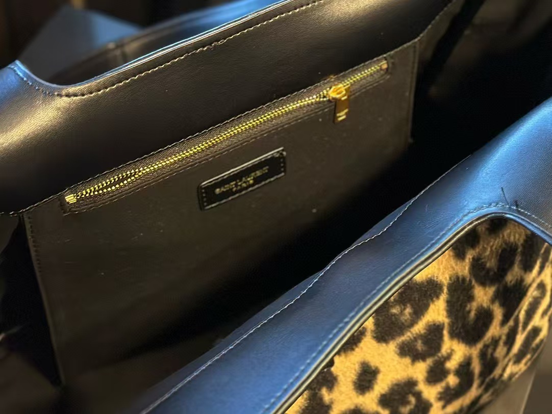 YSL レオパード柄 ショッピングバッグ【50％割引+送料無料】