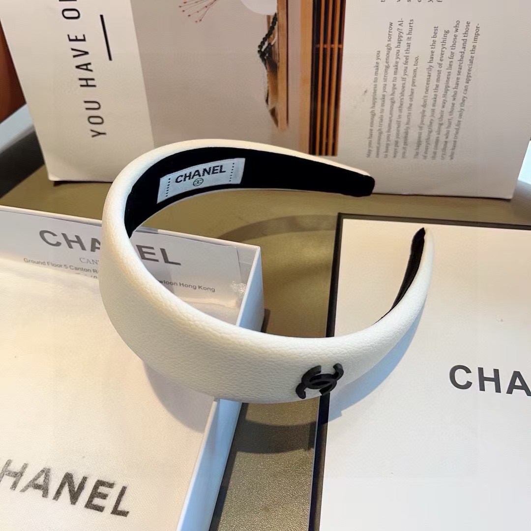 CHANE1 シンプルダブルCロゴヘッドバンド【50％割引+送料無料】
