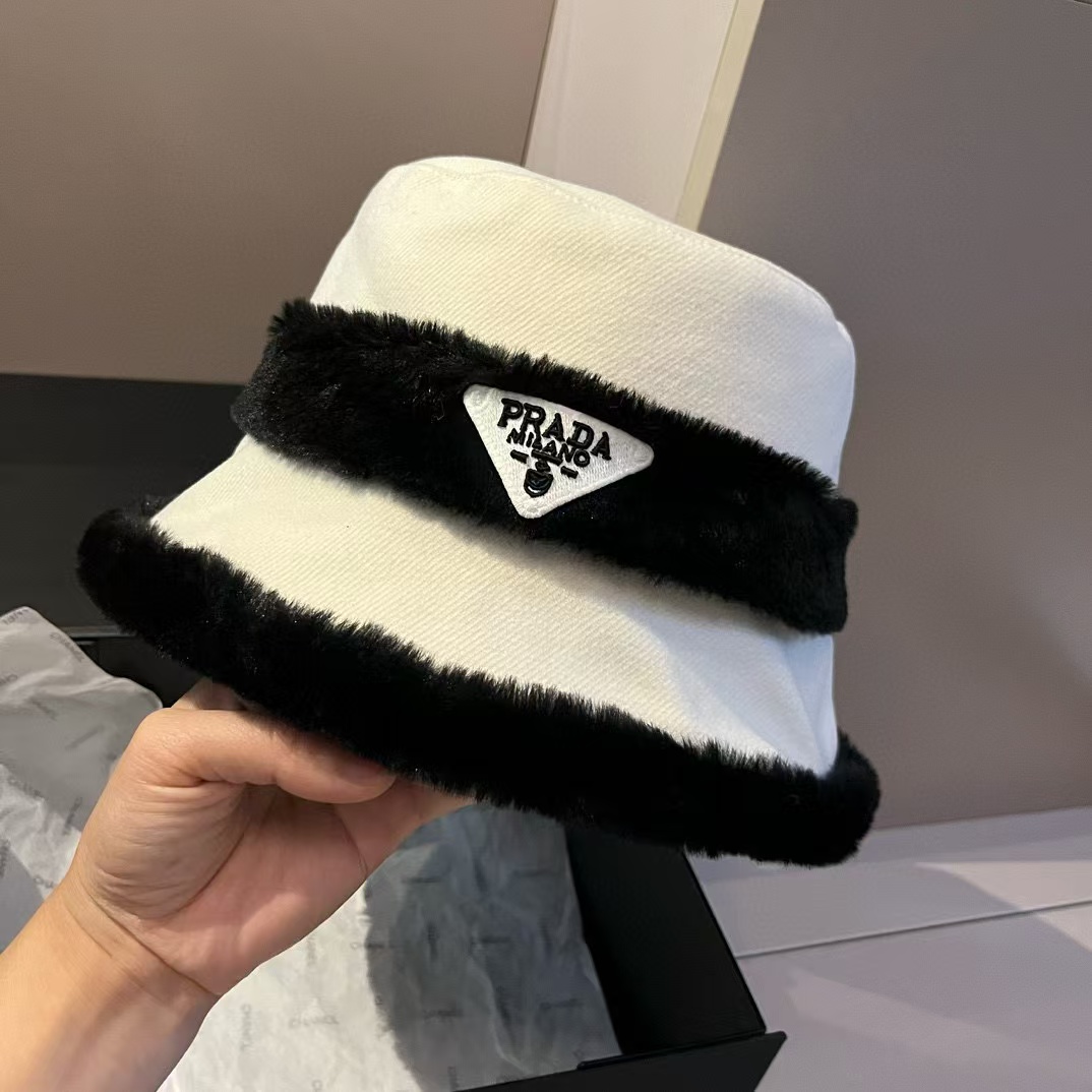 PR4DA トライアングルロゴ カラーブロック ウールバケットハット【50％割引+送料無料】